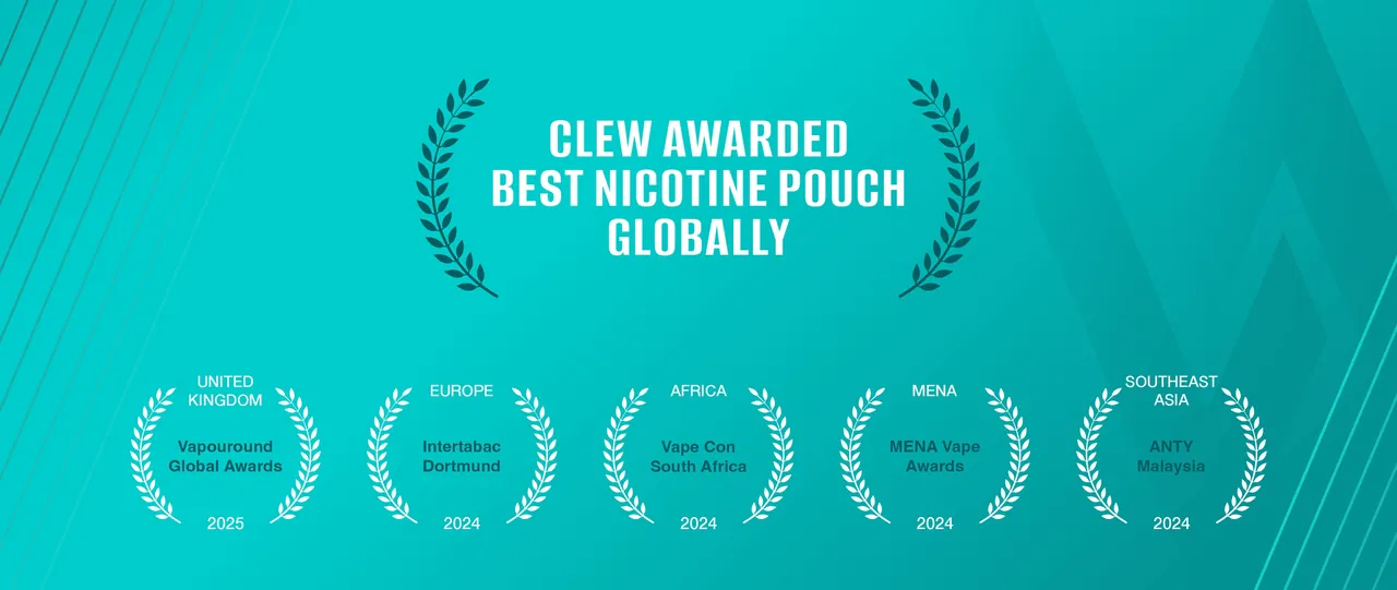 CLEW tobacco-free nicotine pouches lifestyle banner